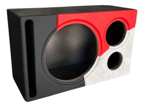 Caixa Trio Alto Falante 12 P Corneta Tweeter Mdf 15mm Vazia