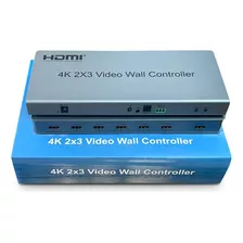 Controlador De Vídeo Wall 2x3 - Hdmi 4k Multi Telas