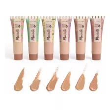 Bases Líquidas De Maquillaje Mate /pack X 6/producto Vegano