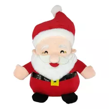 Boneco Pelucia Papai Noel Enfeite De Natal Decoração