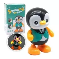 Pingüino Juguete Bailarín Con Luz Y Sonido