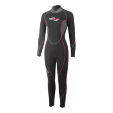 Wetsuit Aropec Neoprene Negro/fucsia 3 Mm, Tallas S-m-l