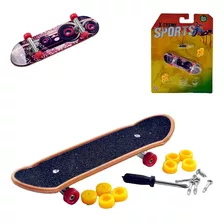 Skate De Dedo Brinquedo Fingerboard Profissional Com Lixa 