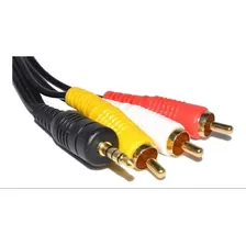 Cable De Audio Y Vídeo Auxiliar 3.5mm A 3 Rca Macho