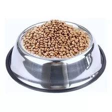 Comedouro Bebedouro Pote Inox Para Ração Cães E Gato 700ml