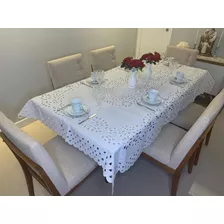 Toalha De Mesa Em Rechilieu 6 Lugares Retangular