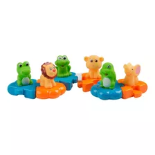 Rompecabezas Animales Puzzle Para El Baño Bebe 12 Piezas Tun