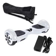 Skate Eléctrico Hoverboard Blanco Parlante Bluetooth Blanco