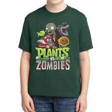 Remeras Camisetas Plantas Vs Zombies En Dos Hermosos Diseños