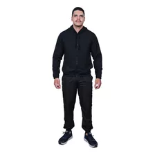 Conjunto Corta Vento Liso Com Capuz Jaqueta E Calça Treino