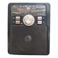 Bocina Bluetooth Vintage Color Negro Con Radio Am