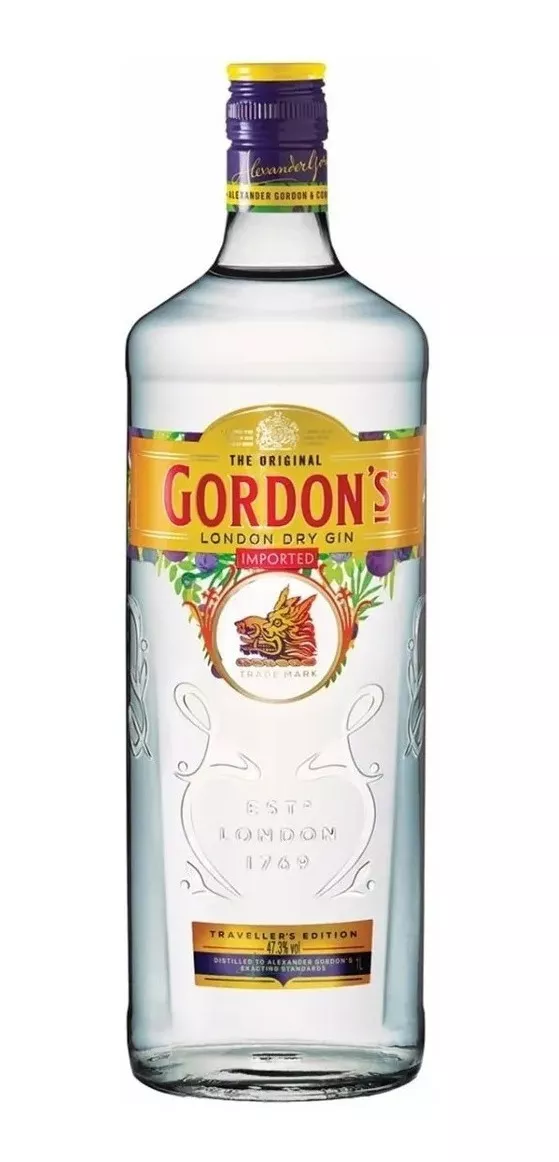 Gin Gordons 700ml Ginebra Caja X6 Botella Pack 6u 01almacen 