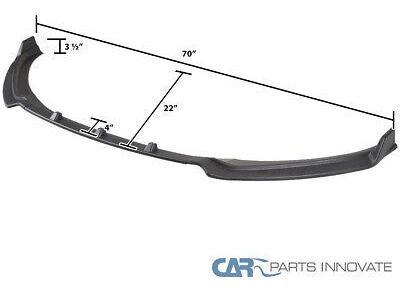 Fit 17-18 Hyundai Elantra Matte Black Front Bumper Lip S Ttx Foto 2