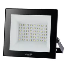 Refletor Holofote Led 50w Luz Branca 6500k Ip65 Blumenau Carcaça Preto Luz Branco-frio 110v/220v