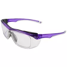 Gafas De Seguridad 15350, Montura Morada/lente Transpar...