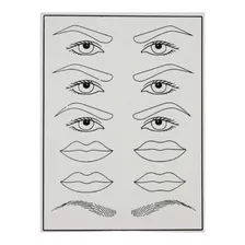 Piel Sintética Pmu Diseño Cejas Ojos Boca Práctica Makeup