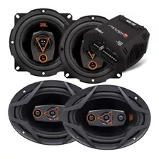 04 Alto Falante Jbl 5 E 6x9 Polegadas Porta Tampão + Módulo