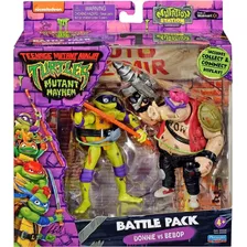 Playmates Toys Mutant Mayhem Teenage Mutant Ninja Turtles Donnie Vs Bebop