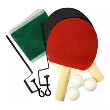 Set Ping Pong 2paletas Red 3pelotas Open Music Jb 125