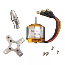 Motor A2212-11t 1200kv Brushless C/ Adaptador Helice