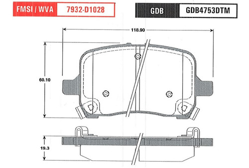 Balatas Trw Delanteras Pontiac G5 2007  Cermica Foto 2