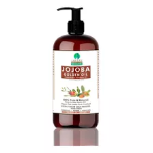 Aceite Jojoba Dorado 100% Orgánico Prensado En Frio 500 Ml