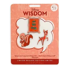 Disney Wisdom Pin Set Bambi Edición Limitada 8/12