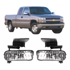 Faros Niebla Silverado 1999 2000 2001 2002 Par Con Foco