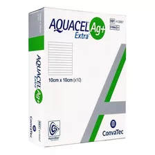 Curativo Aquacel Ag+ Extra 10 X 10 Cm Caixa C/10 Unds