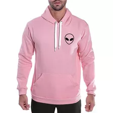 Moletom Estampado Masculino Alien Et Canguru Blusa De Frio