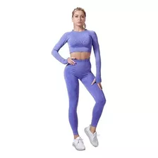 Conjunto Deportivo Complet Leggings Push Up Y Top Para Yoga