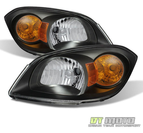 Par Faros Negro Interior Pontiac G5 Gt 2008 2.4l Foto 2