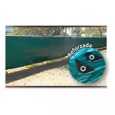 Lona Rafia Cubre Cerco 1,90 X 50m Con Ojales 75grs