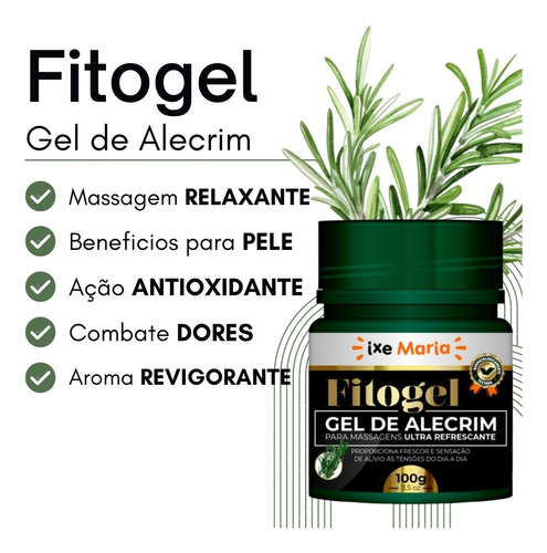 Kit Massagem Combate Dor: Nocauteador + Gel Alecrim Refresca