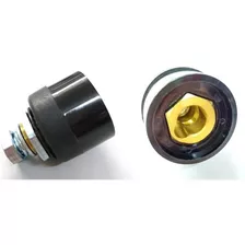 Conector Engate Rápido Fêmea Painel 13mm Cor Preto