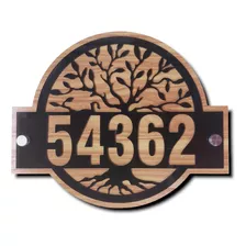 Placa Numeros De Casa 25x30cm Hasta 5 Numeros. Modelo H2