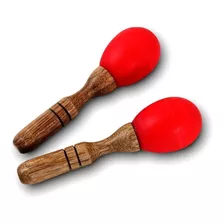 Instrumento Maraca Com Cabo - Chocalho Infantil - Vibratom