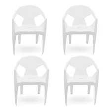 4 Cadeiras Poltrona Diamante Multiuso Área De Lazer Diamond