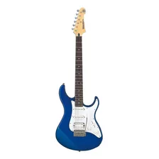 Cor Da Guitarra Yamaha Pacifica Pac012 Strato: Azul Escuro, Material De Escala Metálica, Jacarandá, Orientação À Mão Direita