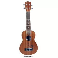 Ukulele Soprano Dibujo Grabado Danny Funda Y Envio Gratis