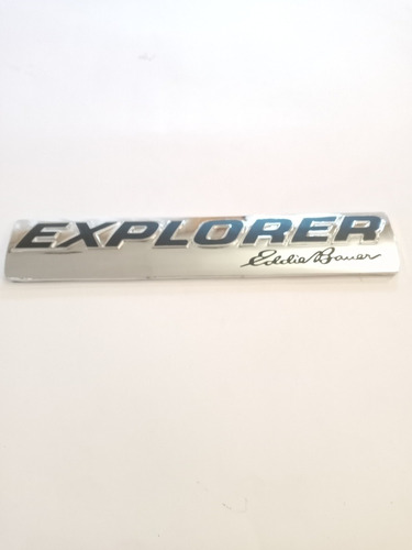 Emblema Ford Explorer  Eddie Bauer  Lateral  Foto 2