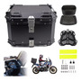 Maletero Para Moto Aluminio 45l Caja Para Moto Impermeable