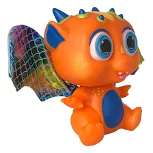 Boneco Bebê Dragão Flying Baby Com Asas - Laranja