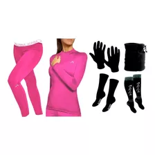 Conjunto Termico Alpina + Guantes + Cuello + 2p Medias