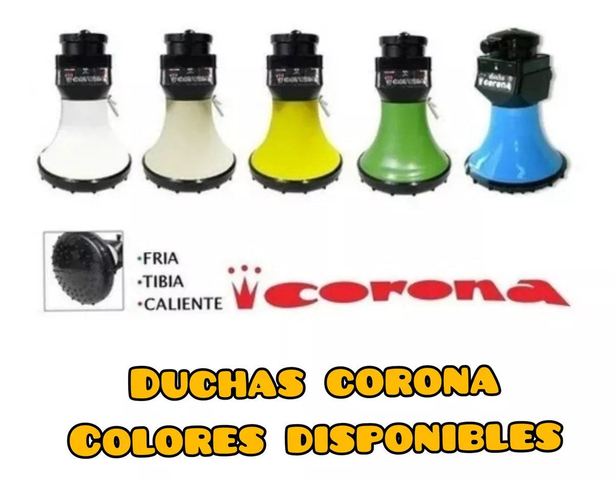 Ducha Electrica Corona Colores Varios