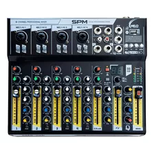 Consola Melo Sm6usb 4 Canales Mono, Conexión Bluetooth