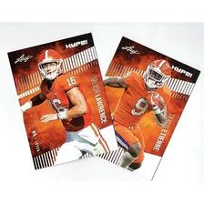 2) Lote De Cartas De Novato De Menta Trevor Lawrence Travis 