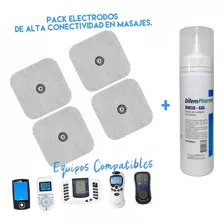 4 Electrodos Parches Pack Para Electro Estimulador Tens