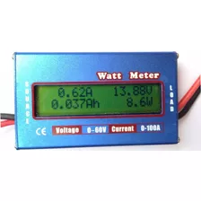 Wattímetro Voltímetro Amperímetro 60v 100a Dc Som Bateria