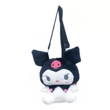 Bolso/mochila Peluche Kuromi 23cm Kawaii Sanrio 